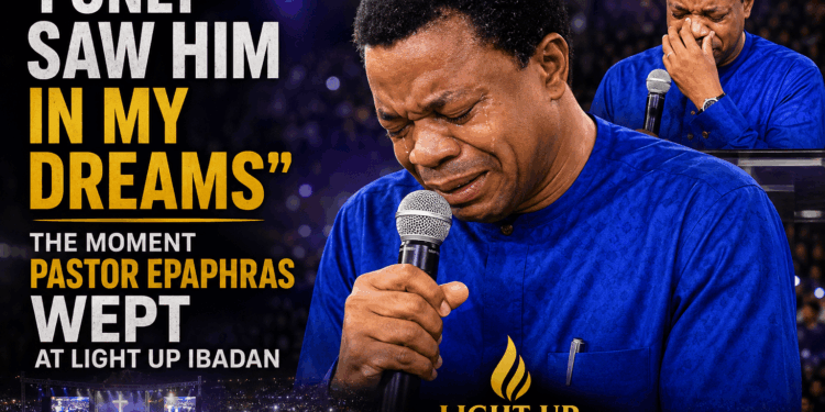 “I Only Saw Him In My Dreams”: The Moment Pastor Epaphras Wept At Light Up Ibadan